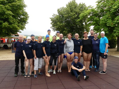 Die Mannschaft des TSC Erfurt Freiwasserschwimmen Stotternheim 2022 (Susanne Abe)
