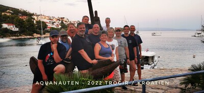 Aquanauten in Trogir 2022 (Gruppenbild)